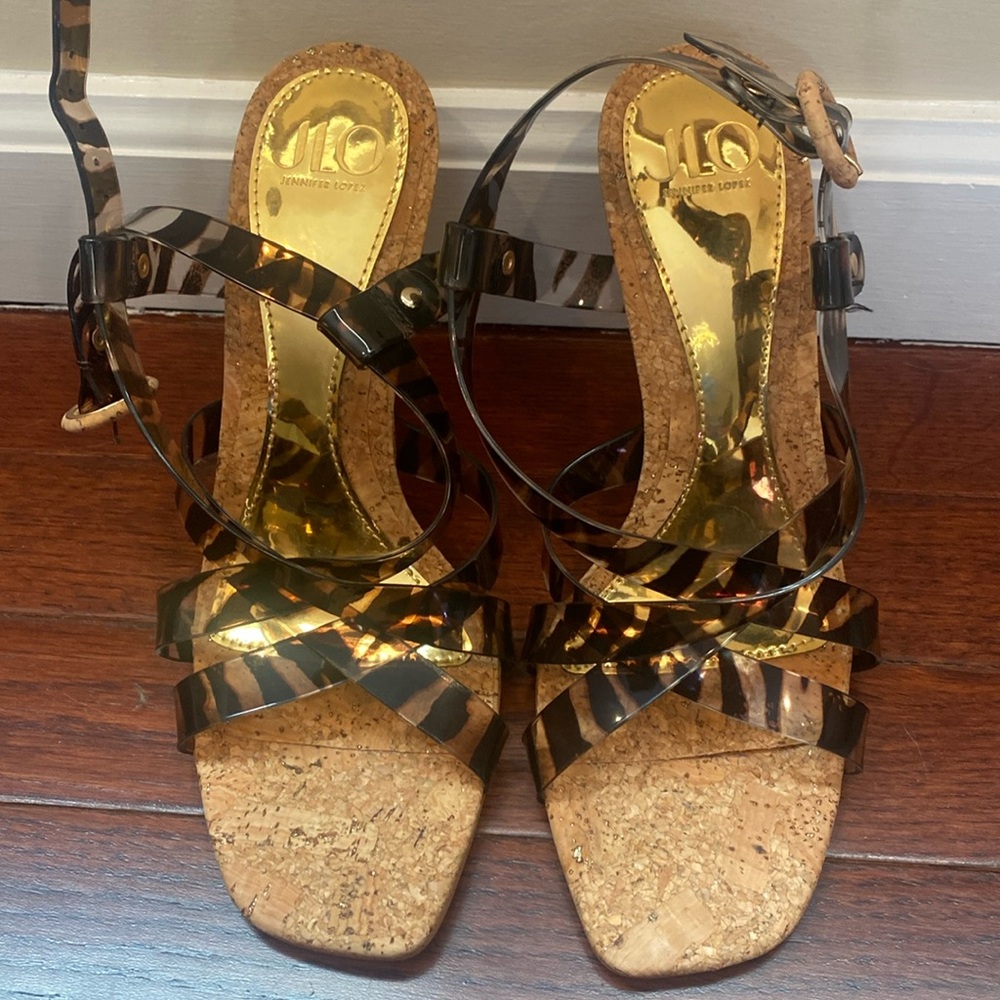 NWT JLO leopard heels